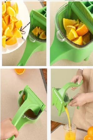 Hediyelik Manuel Plastik Meyve Portakal Karpuz Limon Sıkacağı Kollu Sebze Suyu Sıkma Limonata Aparatı Aleti