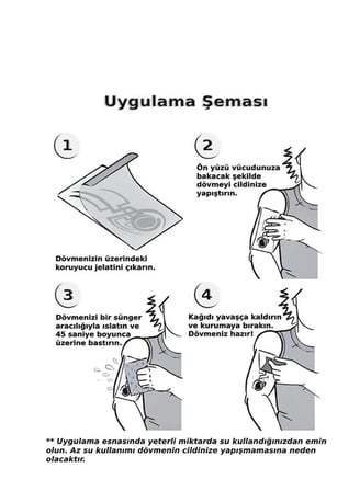 Hediyelik Kartal Geçici Dövme Şablonu - Ff037