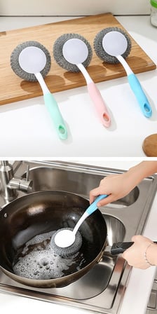 Hediyelik Mangal Temizleme Fırçası - Barbekü Fırçası - Lavabo Bulaşık Fırçası
