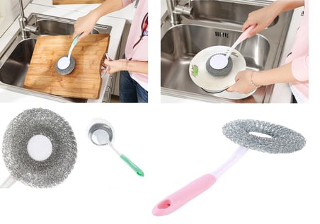Hediyelik Mangal Temizleme Fırçası - Barbekü Fırçası - Lavabo Bulaşık Fırçası