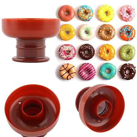 Hediyelik Yuvarlak Donut Kek Hamur Kesici Kalıp
