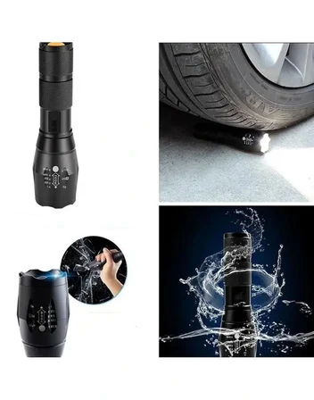 Hediyelik El Feneri Beyaz Sarı Ve Mor Renk Aydınlatma Q5 Led