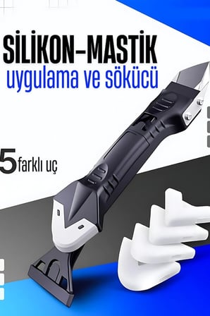 Hediyelik Silikon Mastik Tutkal Sökme Ve Uygulama Kiti