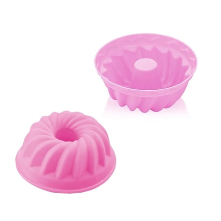 Hediyelik Silikon Göbekli Muffin Cupcake Kalıbı - Sürekli Kullanım Muffin Kek Kalıbı 6 Adet
