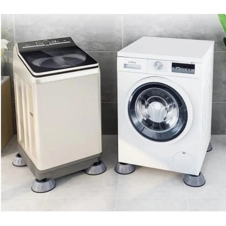 Hediyelik Premium 4'lü Titreşim Önleyici Kauçuk Ayak Seti - Ultra Sessiz Ve Sarsıntısız Yıkama Teknolojisi
