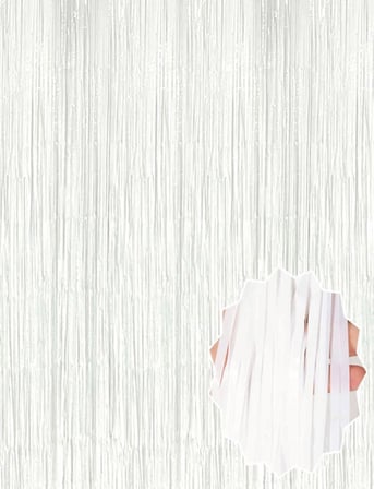 Hediyelik Soft Beyaz Renk Duvar Ve Kapı Perdesi İthal 100x200 Cm