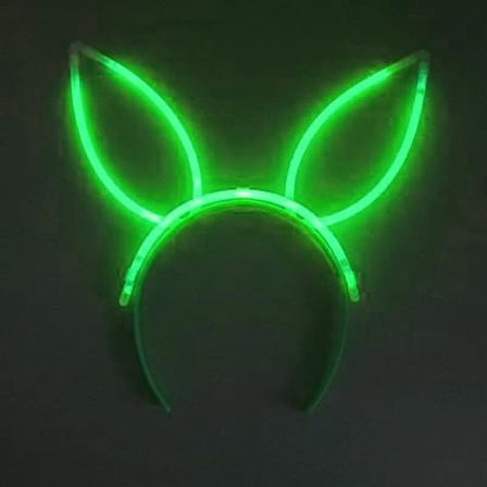 Hediyelik Karanlıkta Yanan Fosforlu Glow Taç 6 Renk 6 Adet