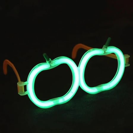 Hediyelik Glow  Elma Gözlük - Glow Partisi Gözlüğü - Glow  Gözlük 12 Adet