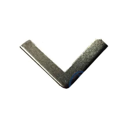 , Kapak, Menü, Albüm Köşesi, Orta - 18x32mm, Nikel, 20 Adet