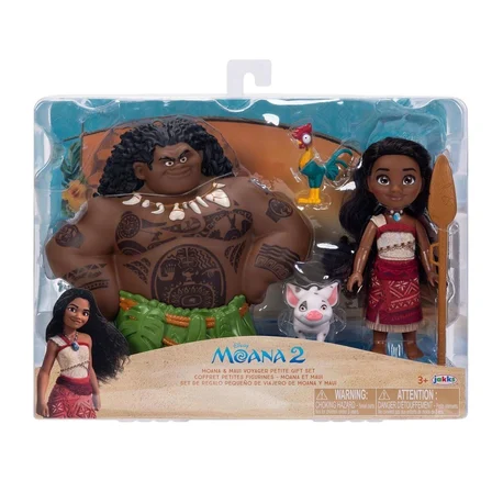 JKP 237556 Disney Moana - 15 cm Maui &amp; Moana ve Arkadaşları  Set