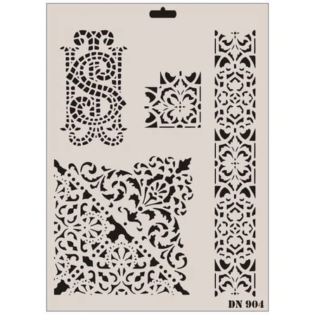 Rich Dantel Seri DN-904 Stencil 35x25 cm