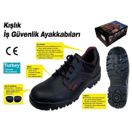 414 Çelik Blu İş Ayakkabısı S2 43 Numara