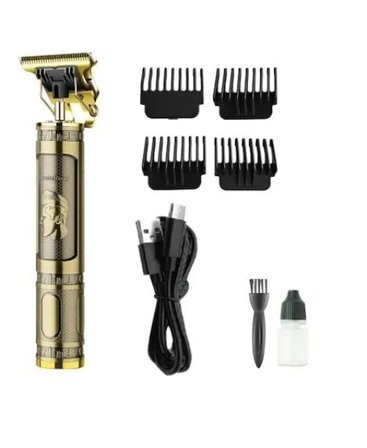 PS-033 Çelik Kasa Profesyonel T-bıçak  Sakal Ense Ve Çizim Tıraş Makinesi