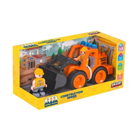 06 533 Double Blks İş Makineleri Serisi -Pilsan Oyuncak