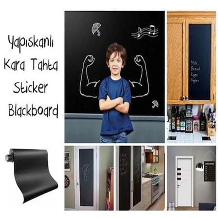 Yapışkanlı Kara Tahta-Yazı Tahtası:  Blackboard