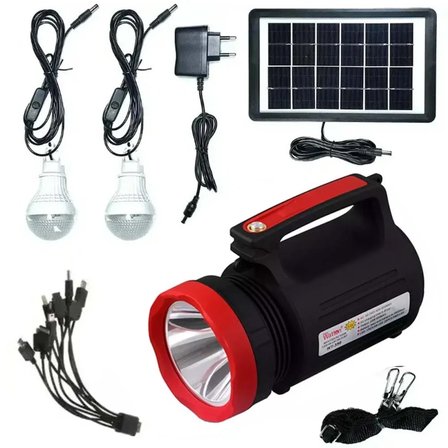Solar Güneş Enerjili Fener Işıldak Led Ampül Wt-315