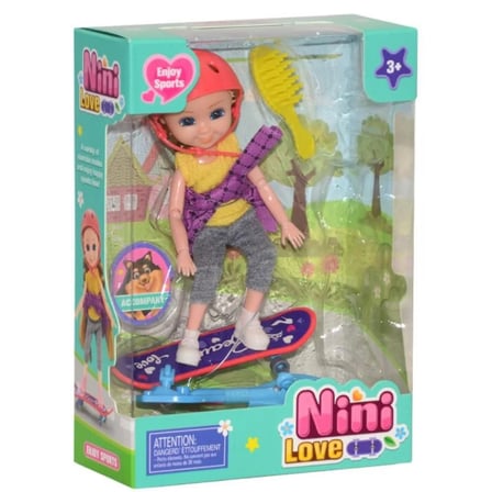 Sevimli Kaykaycı Bebek - 53836-KAYKAY - 1 ADET