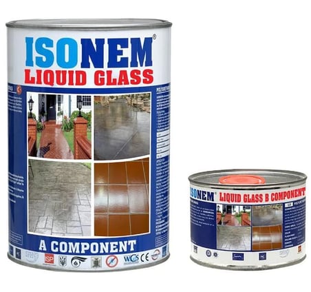 İsonem Liquid Glass Sıvı Cam 4 Kg Set