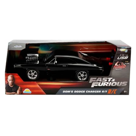6492 1:16 Fast &amp; Furious Dom’s Dodge Charger R/T USB Şarjlı Uzaktan Kumandalı Araba