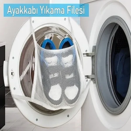 Hassas Çamaşır - Ayakkabı Yı Filesi Kapak Bağlamalı 35 x 20 cm