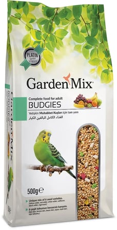Platin Seri minli Meyveli Muhabbet Kuşu Yemi 500 gr