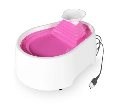 Kedi Köpek Su Pınarı Şe 2 Litre - 5 volt ( usb&amp;#039;li ) Pembe