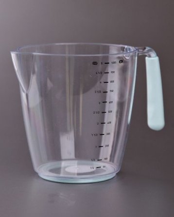 Ölçü ve Hamur Kabı 1000 ML -  Sap