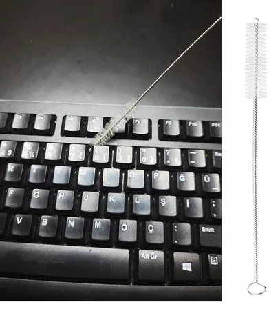 3 Lü Pratik Fırça  Esnek Bükülebilir Klye Mouse Arası Temizlik Fırçası