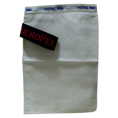 İpek  Cilt İçin Banyo Kesesi Beyaz 16X25