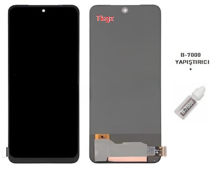 Tkgz Xiaomi Redmi NOTE 11S Uyumlu Lcd Ekran Dokunmatik SERVİCE PACK LCD Ekran + B-7000