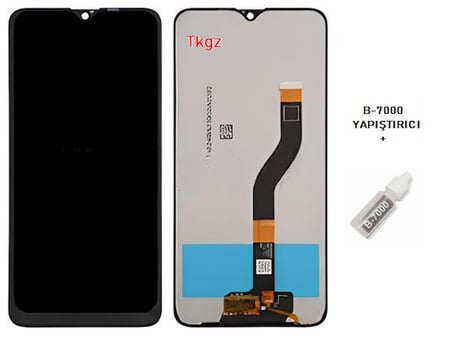Tkgz Samsung Galaxy M10 - SM-M105 Uyumlu Lcd Ekran Dokunmatik SERVİCE PACK LCD Ekran + B-7000