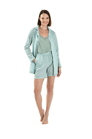 Şortlu Kadın Pijama Takımı