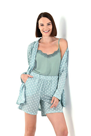 Şortlu Kadın Pijama Takımı