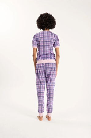 Kadın Pamuk Pijama Takım Bpj1916