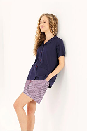 Viskon 3lü Pijama Takım Bpj1972