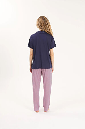 Viskon 3lü Pijama Takım Bpj1972