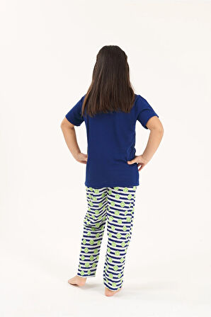 Viskon 2'li Kız Çocuk Pijama Takımı