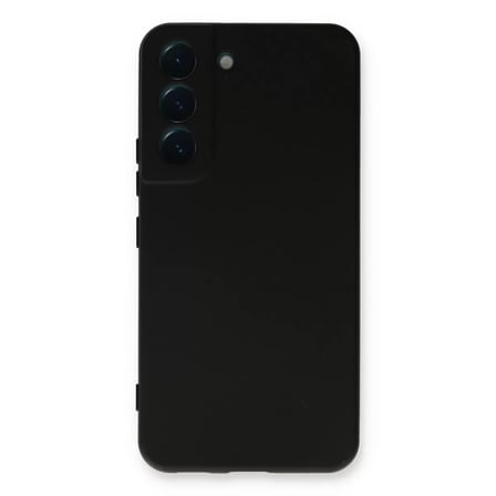 Samsung Galaxy S22 Plus Kılıf Nano İçi Kadife Silikon - Siyah