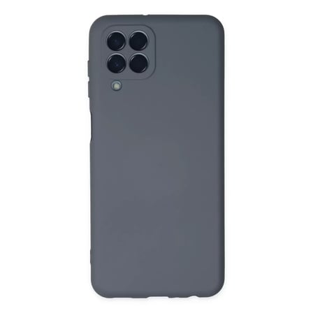 Samsung Galaxy M33 Kılıf Nano İçi Kadife Silikon - Gri