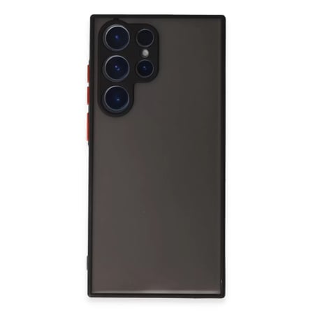 Samsung Galaxy S23 Ultra Kılıf Montreal Silikon Kapak - Siyah