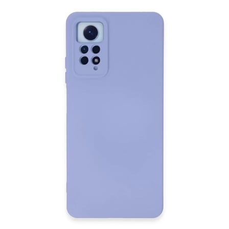 Xiaomi Redmi Note 12 Pro 4g Kılıf Nano İçi Kadife Silikon - Lila