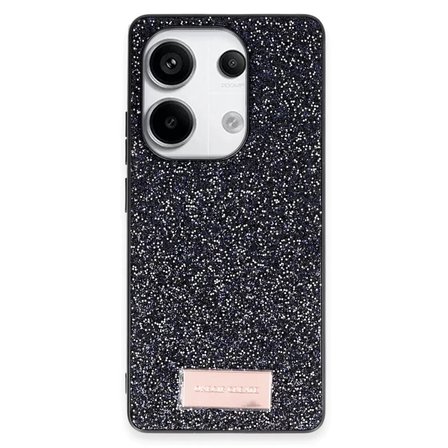 Onegif Xiaomi Redmi Note 13 Pro 4g Bright Simli Kapak - Siyah