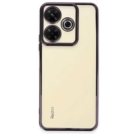 Xiaomi Redmi 13 4g Kılıf Razer Lensli Silikon - Mor