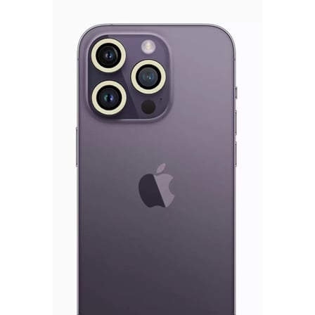 İphone 12 Pro Max Neon Fosforlu Kamera Lens - Beyaz