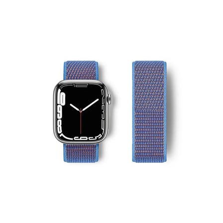 Watch 42mm Hasırlı Cırtcırtlı Kordon - Mor
