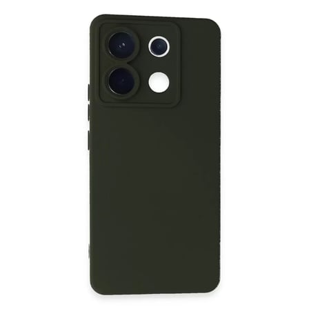 Xiaomi Redmi Note 13 Pro 5g Kılıf Nano İçi Kadife Silikon - Koyu Yeşil