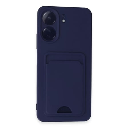 Xiaomi Redmi 13c Kılıf Kelvin Kartvizitli Silikon - Lacivert