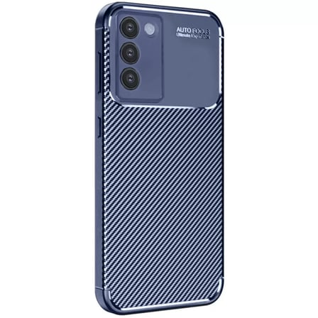 Vivo V30 Lite 4g Kılıf Auto Focus Karbon Kapak - Lacivert