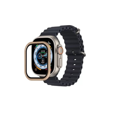Watch Ultra 49mm Alüminyum Kasa Cam Ekran Koruyucu - Yıldız Işığı