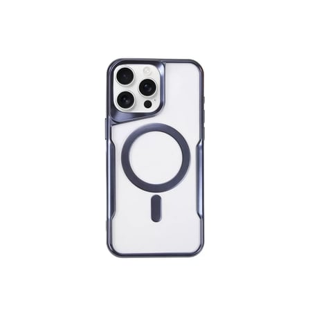 İphone 15 Pro Kılıf Boyi Magsafe Silikon Kapak - Lacivert
